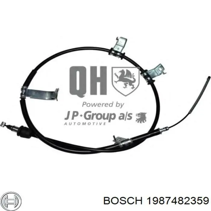 Cable de freno de mano trasero derecho 1987482359 Bosch