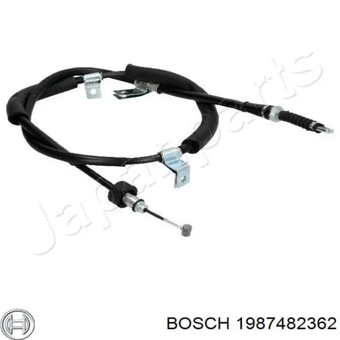 Трос стояночного тормоза задний правый Bosch 1987482362 цена, от 36.49 USD