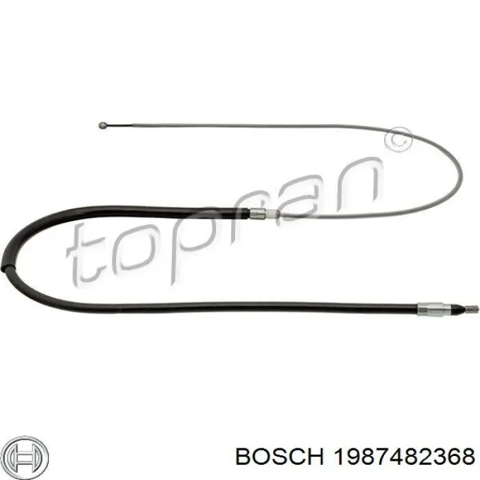 Задний трос ручника Bosch 1987482368 цена, от 14.72 USD