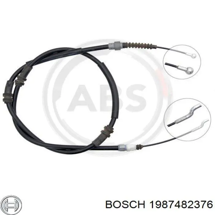 Купить 1987482376 Bosch Тормоз стояночный
