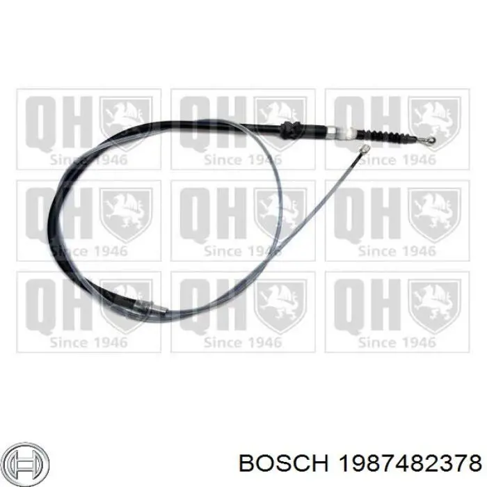 Задний трос ручника Bosch 1987482378 цена, от 12.79 USD