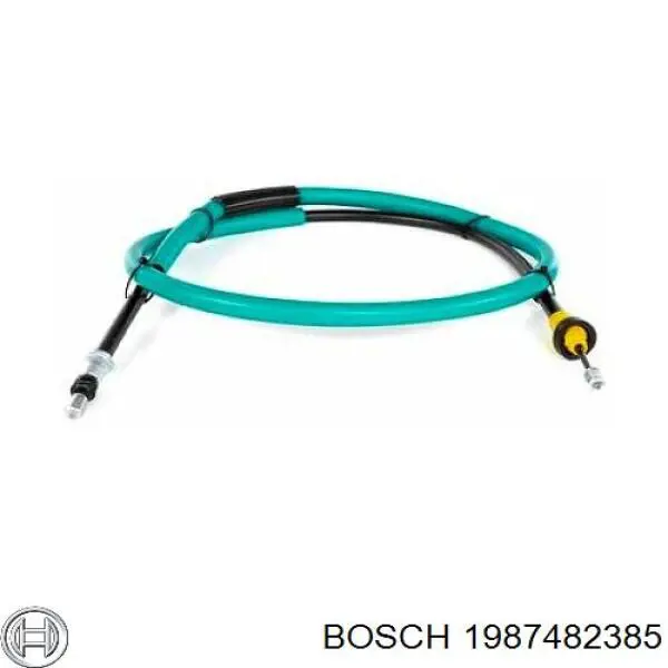 Трос ручного тормоза задний Bosch 1987482385 цена, от 18.58 USD