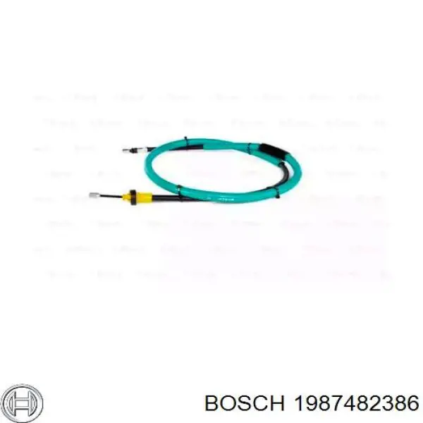 Трос ручника задний правый Bosch 1987482386