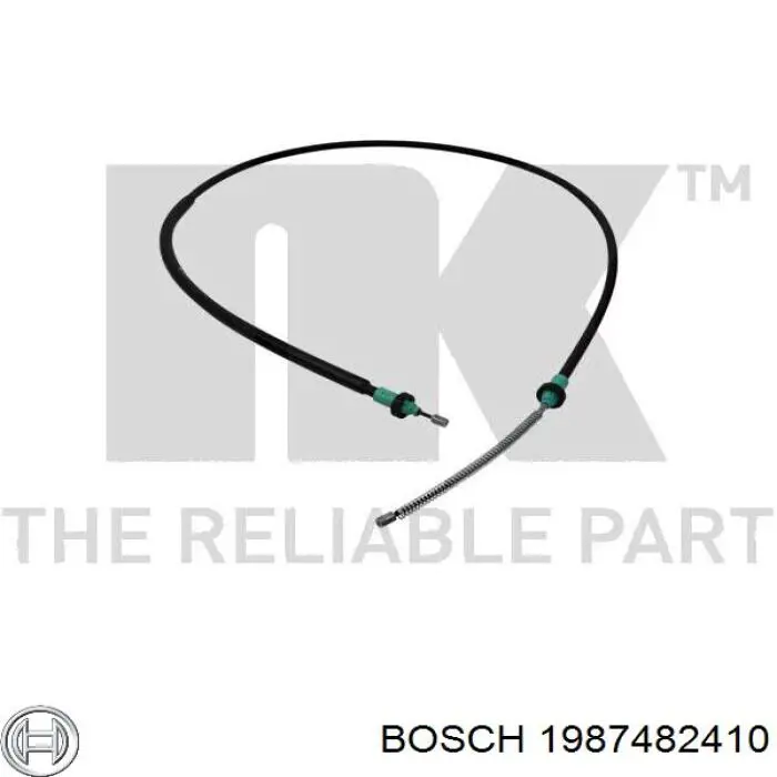 Задний трос ручника Bosch 1987482410 цена, от 20.18 USD