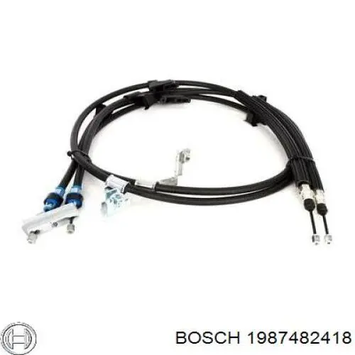 1987482418 Bosch cabo traseiro direito/esquerdo do freio de estacionamento