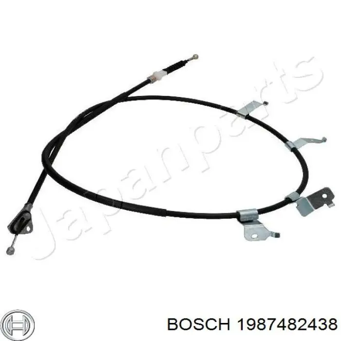 Трос стояночного тормоза задний правый Bosch 1987482438 цена, от 38.20 USD