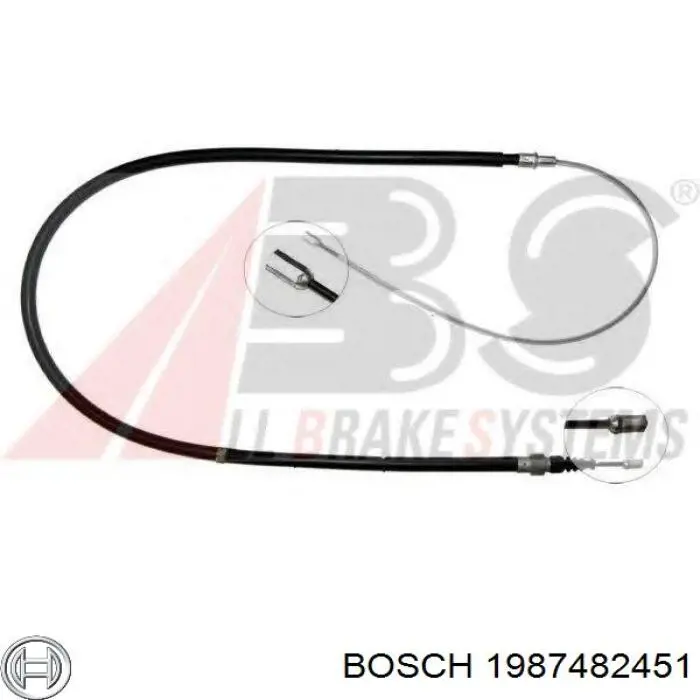 Купить 1987482451 Bosch Тормоз стояночный