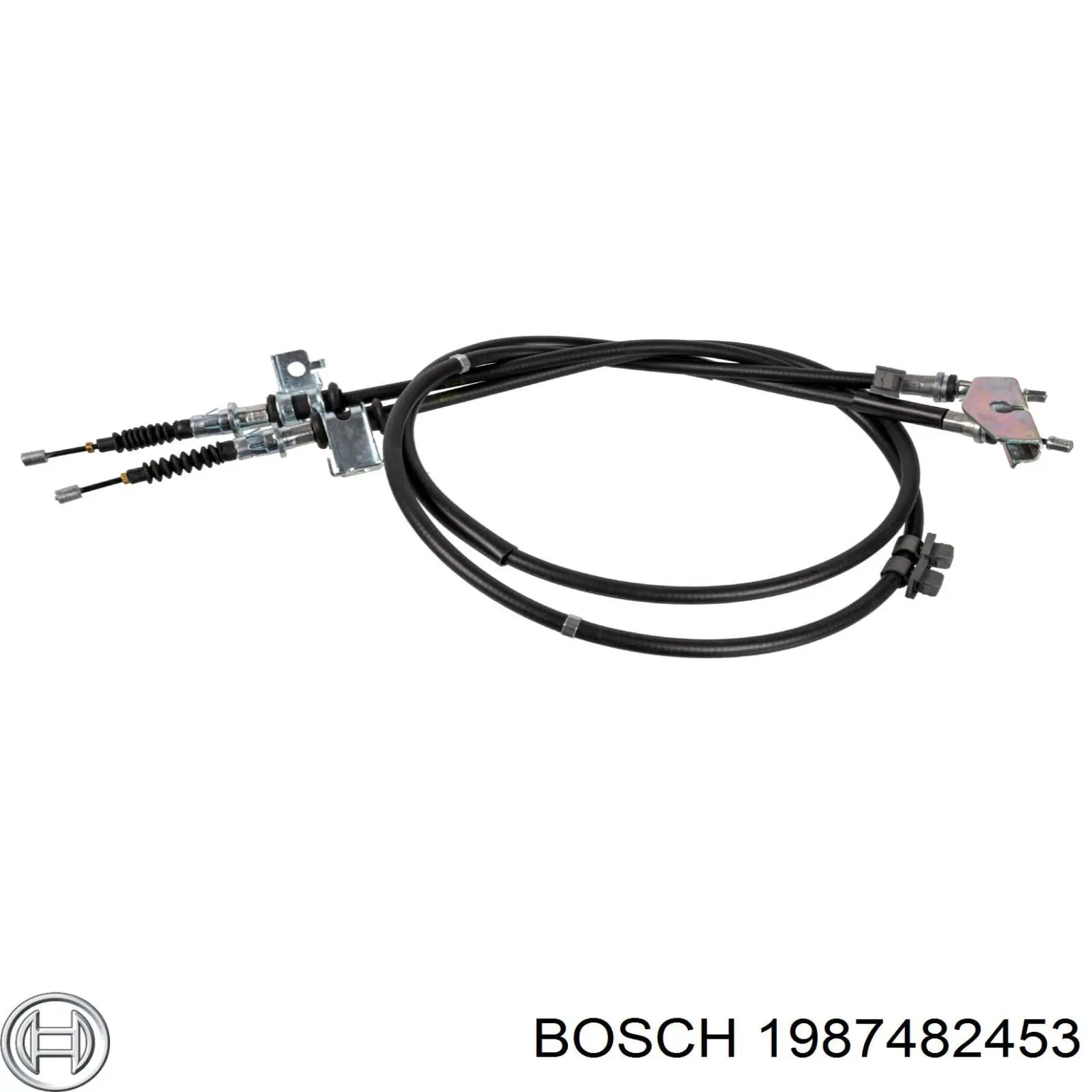 Трос ручного тормоза промежуточный Bosch 1987482453