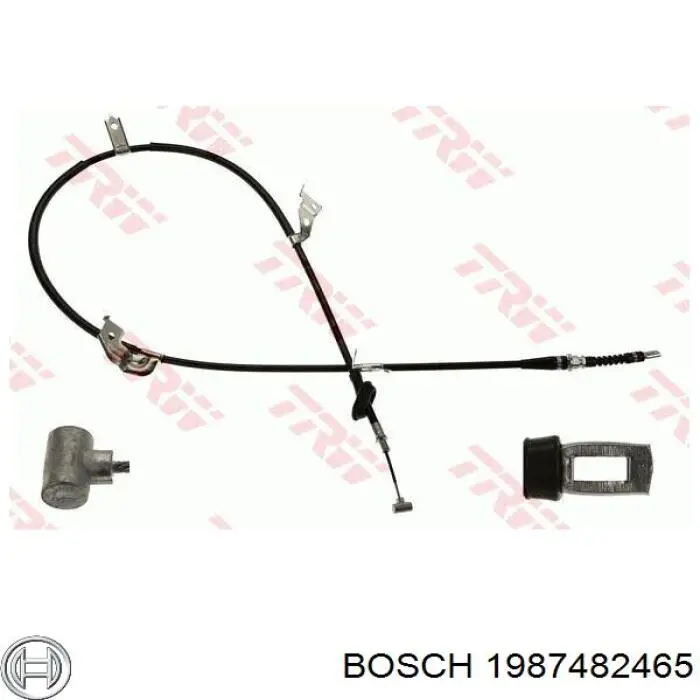1987482465 Bosch трос ручного тормоза задний правый
