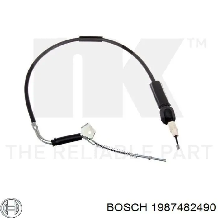 Трос ручного тормоза передний Bosch 1987482490 цена, от 22.30 USD