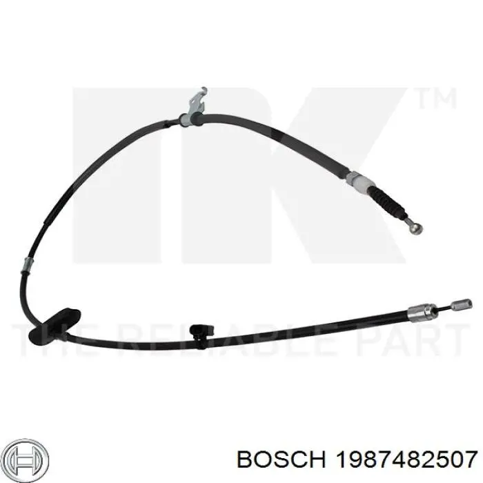 1987482507 Bosch Трос ручного тормоза