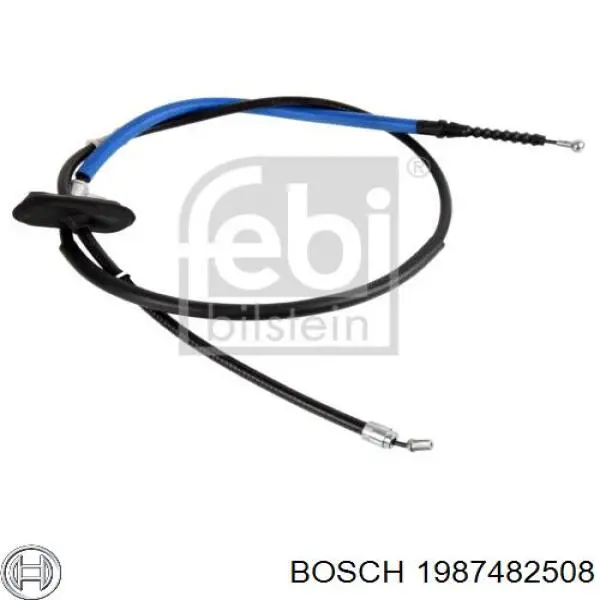 Cable de freno de mano trasero derecho 1987482508 Bosch