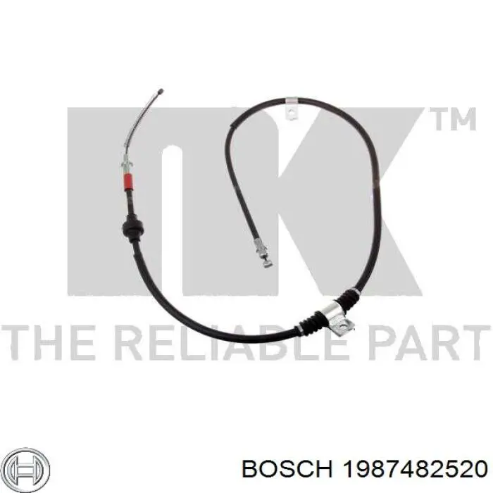 1987482520 Bosch Трос ручного тормоза