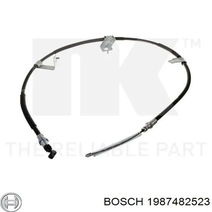 Задний правый трос ручника 1987482523 Bosch