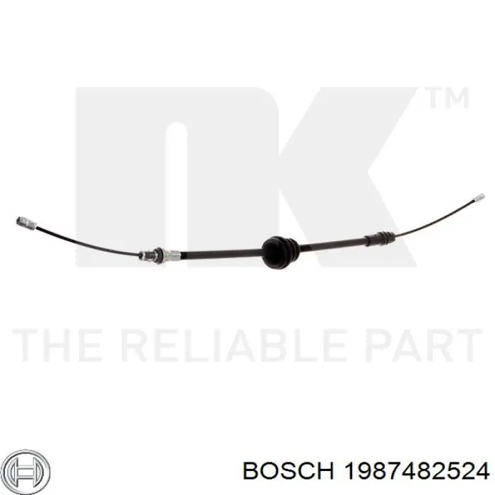 Купить 1987482524 Bosch Передний трос ручника