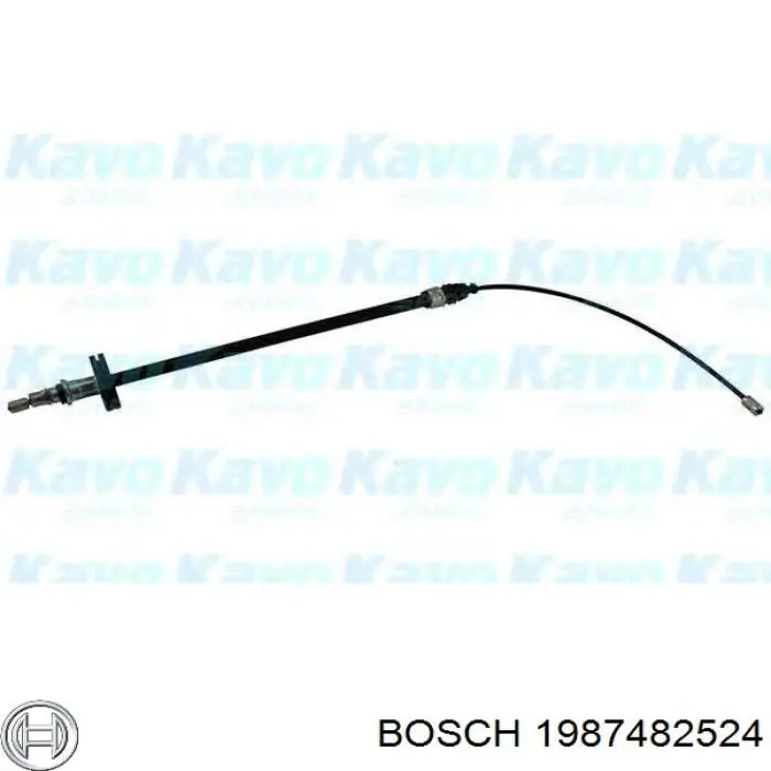 Трос ручного тормоза передний Bosch 1987482524 цена, от 6.47 USD