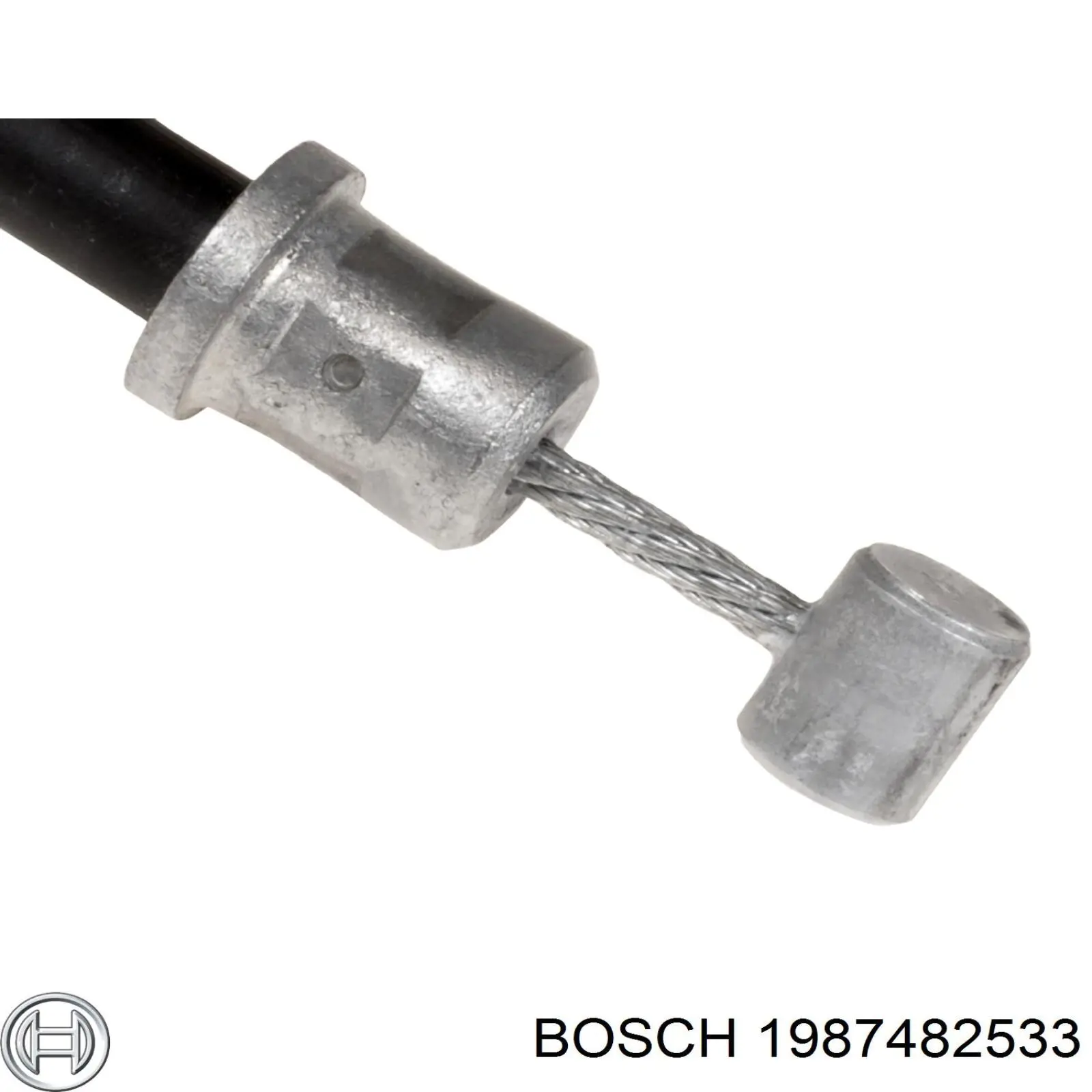 Трос ручного тормоза задний Bosch 1987482533 цена, от 23.28 USD