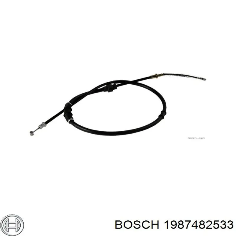 1987482533 Bosch Трос ручного тормоза