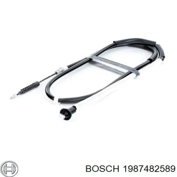 Трос ручника задний Bosch 1987482589