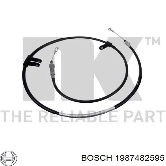 Передний трос ручника 1987482595 Bosch