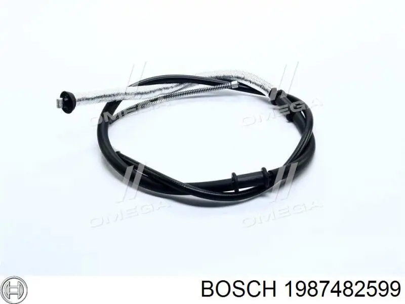 Трос ручного тормоза задний Bosch 1987482599 цена, от 13.32 USD