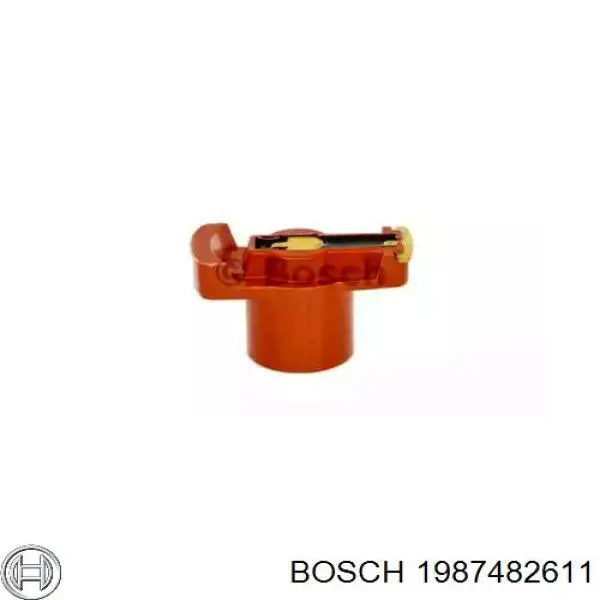 1987482611 Bosch бегунок (ротор распределителя зажигания, трамблера)