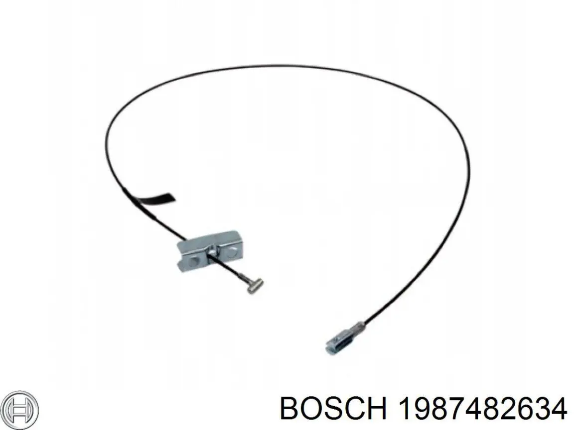 1987482634 Bosch Трос стояночного тормоза промежуточный
