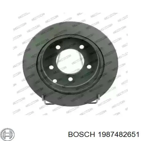 Купить 1987482651 Bosch Задний правый трос ручника