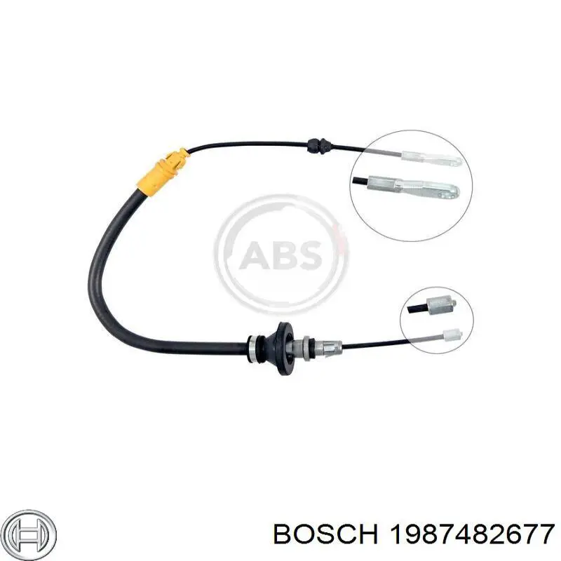 Трос ручного тормоза передний Renault (RVI) 365309980R цена, от 14.48 USD