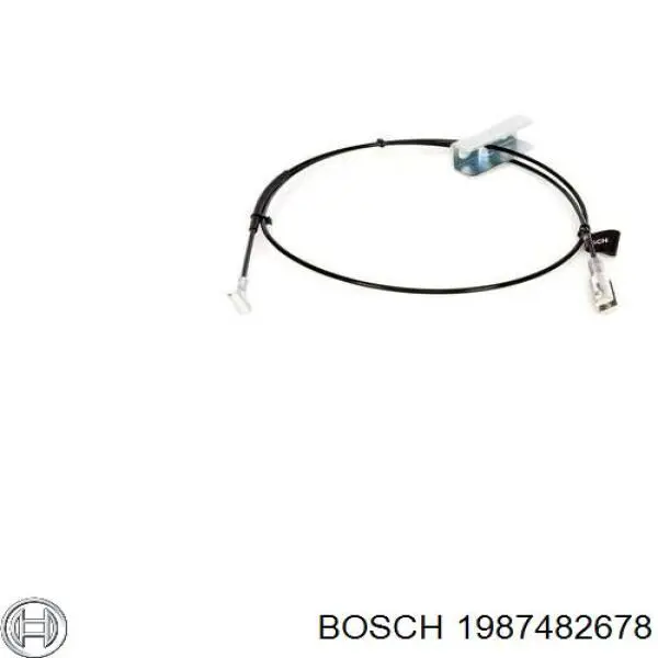 Трос ручного тормоза промежуточный Bosch 1987482678