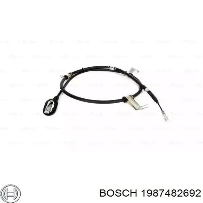 1987482692 Bosch трос ручного тормоза задний левый