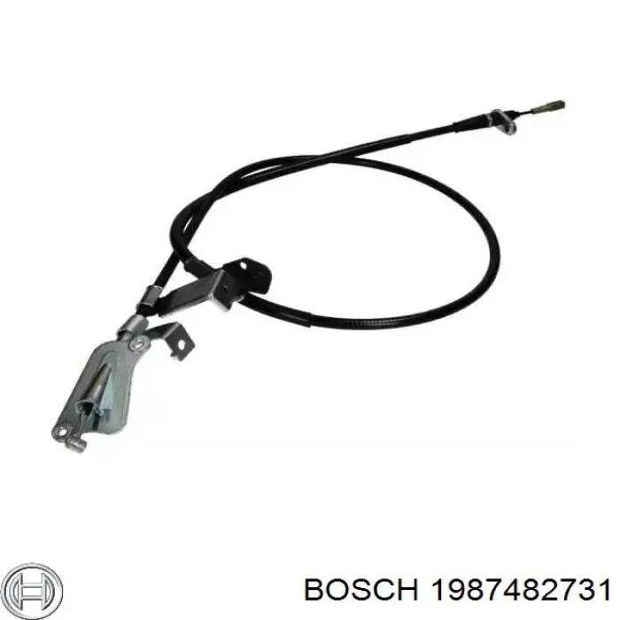 Трос ручного тормоза задний Bosch 1987482731 цена, от 30.46 USD