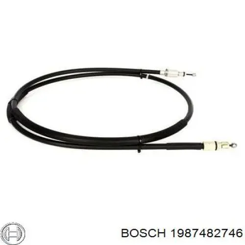 Задний трос ручника 1987482746 Bosch