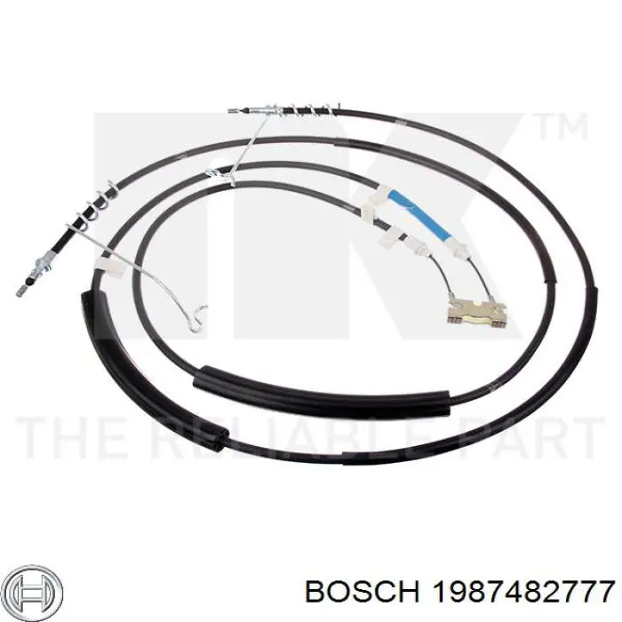 Задний трос ручника 1987482777 Bosch