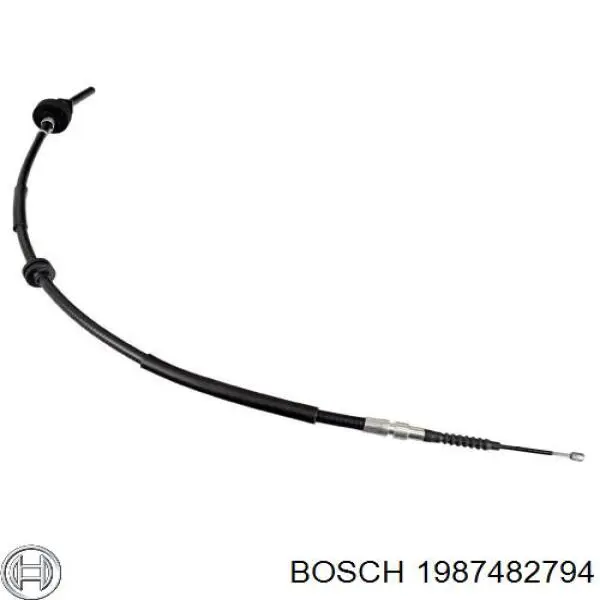 Трос ручного тормоза задний Bosch 1987482794 цена, от 31.28 USD