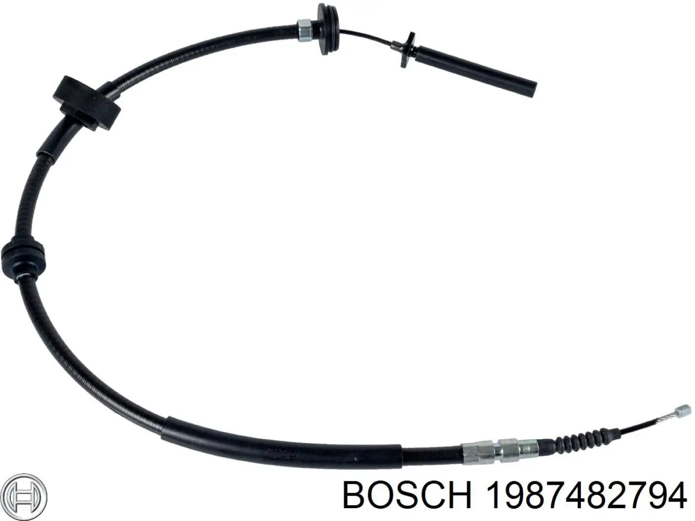 Купить 1987482794 Bosch Трос стояночного тормоза задний левый