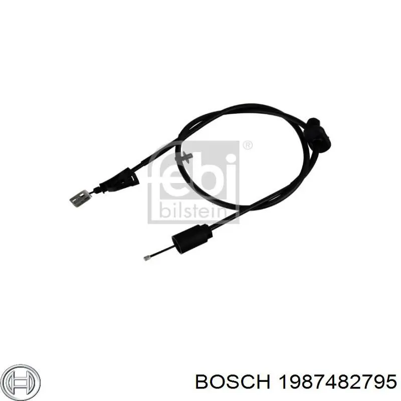Купить 1987482795 Bosch Передний трос ручника