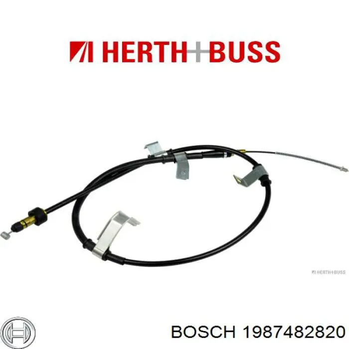 Задний правый трос ручника 1987482820 Bosch