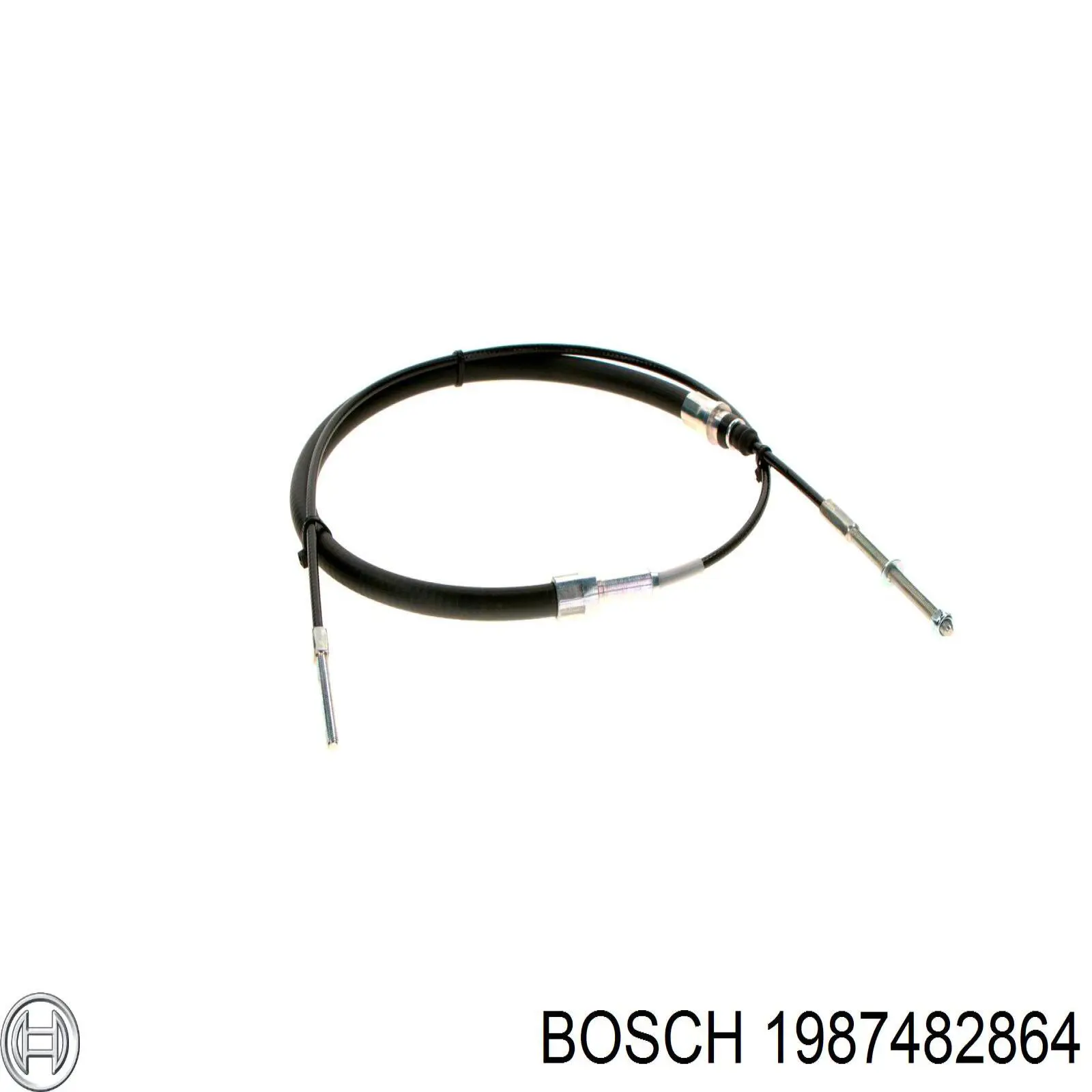 1987482864 Bosch трос ручного тормоза передний