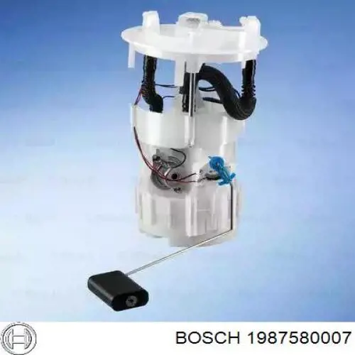 1987580007 Bosch módulo de bomba de combustível com sensor do nível de combustível