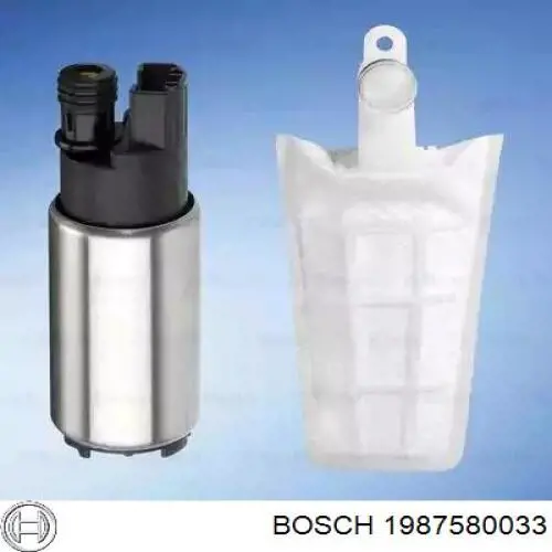 1987580033 Bosch bomba de combustível elétrica submersível