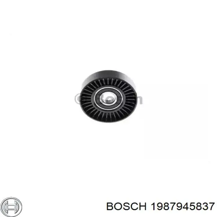 1987945837 Bosch rolo de reguladora de tensão da correia de transmissão