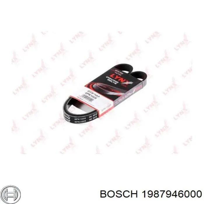 Ремінь приводний, агрегатів 1987946000 Bosch