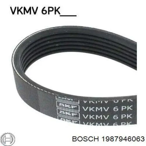 Клиновый ремень Bosch 1987946063 цена, от 8.32 USD