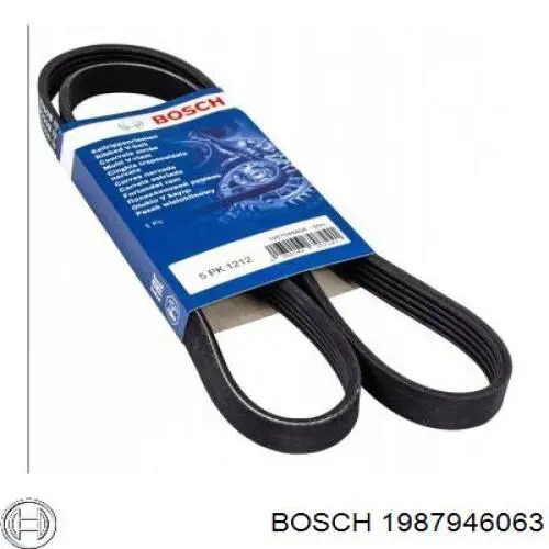 Ремень генератора 1987946063 Bosch