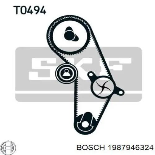 Комплект ГРМ 1987946324 Bosch