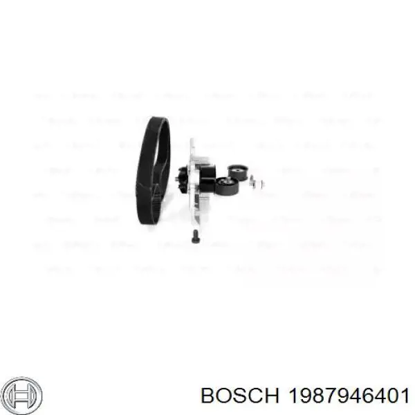 Ремень агрегатов приводной, комплект Bosch 1987946401