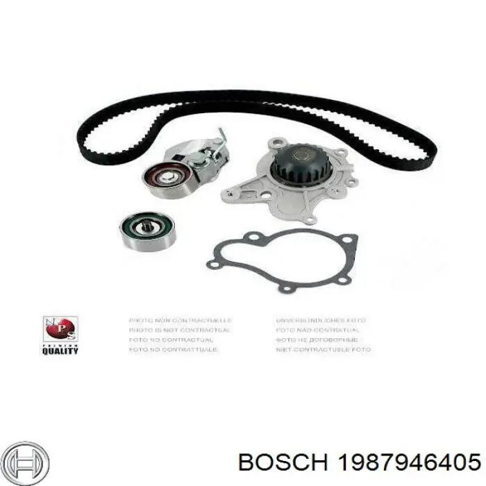 ГРМ ремни, комплект Bosch 1987946405 цена, от 75.26 USD