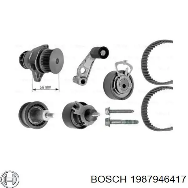 1987946417 Bosch комплект грм
