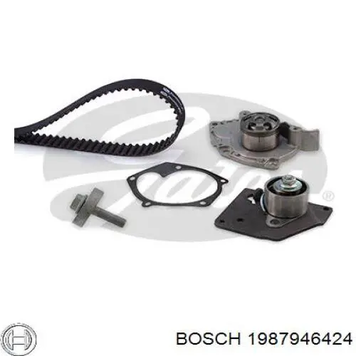 Ремень ГРМ, комплект Bosch 1987946424